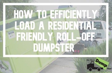 How to Load a Dumpster